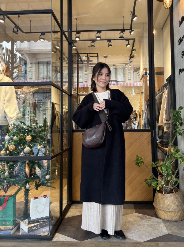 Dm113.時髦加分長版罩衫外套 