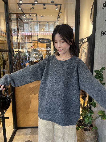 Dm106.附披肩慵懶QQ毛衣 