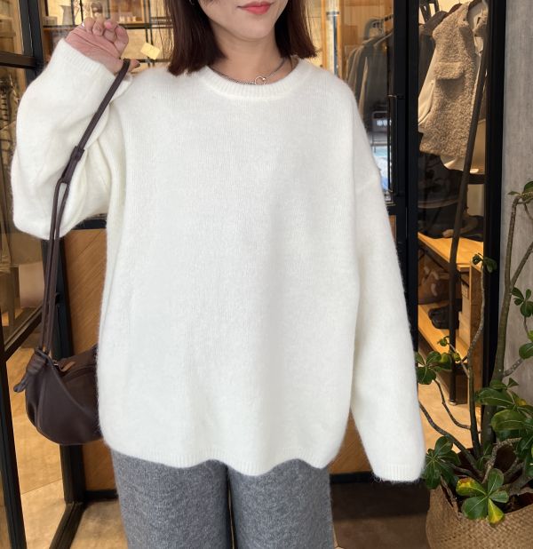 Dc107.自帶溫柔毛海軟Q毛衣 