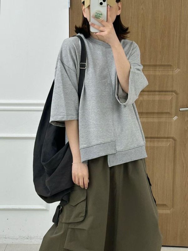 Mh310.最愛k牌家車線剪裁上衣 