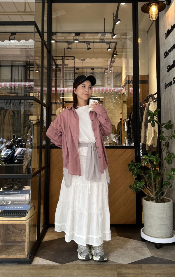 Ai15.夏日清新直條美色襯衫 