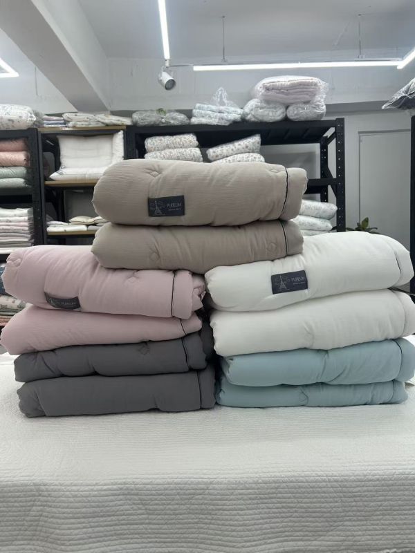 Kg66.簡約單色莫代爾四季被/鐵灰 