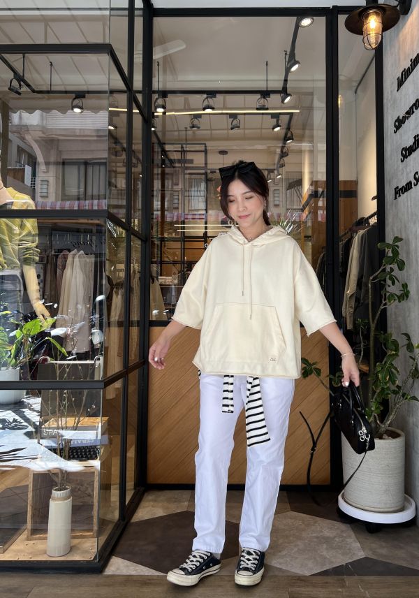 Mh314.超Q短袖連帽t 