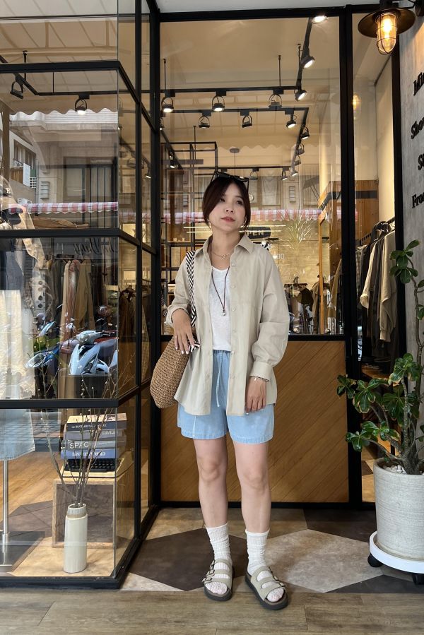 Ap413.不挑人抽繩短褲 