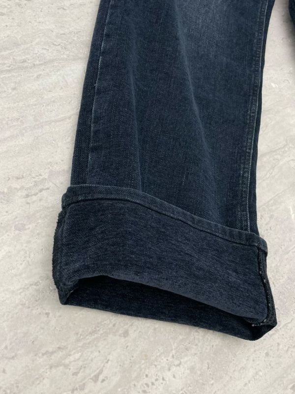 Dc117.p牌家超舒服內短絨牛仔褲 