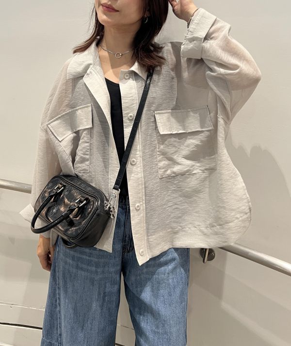 Js26.超美微透感剪裁外套 