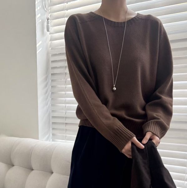 Dc104.一針到底cashmere 上衣 