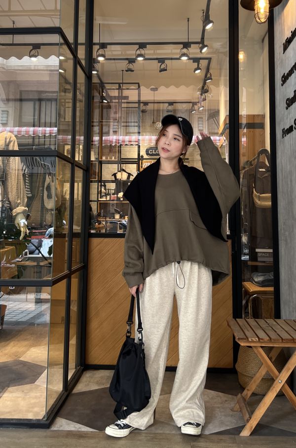 Nv114.全員必收不挑人軟綿雲朵寬褲 