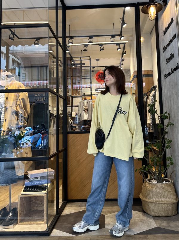 Ma323.p牌家高階復古刷色寬褲 