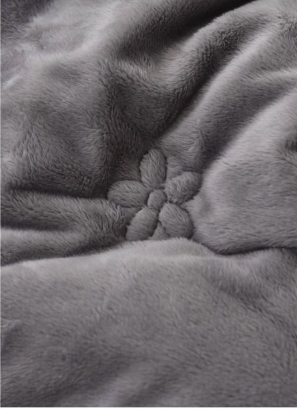 kg91.花語拼短絨毛四季厚被/粉紅 