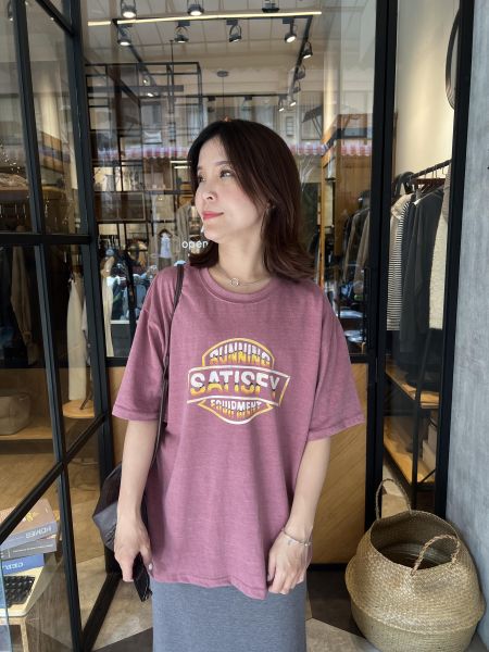 Ma306.愛牌家logo水洗t 