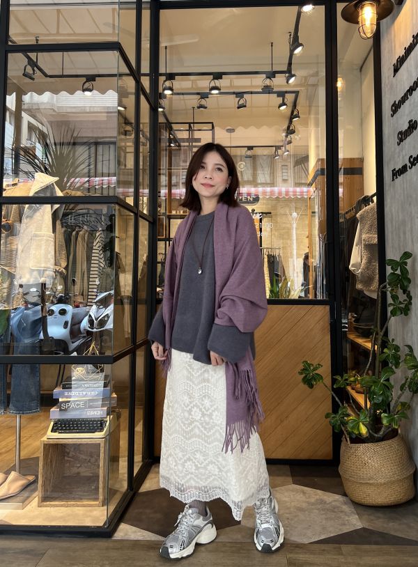 Dc119.超美雕花層次裙 