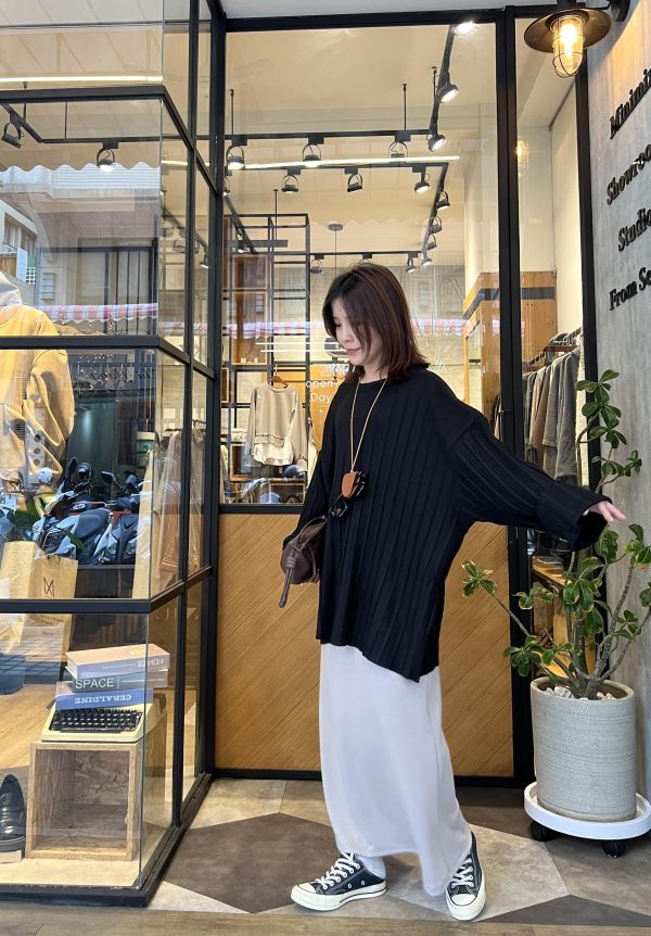 Ma318.質感s家皺摺慵懶上衣 