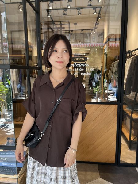 St09.質感S家絲緞美襯衫 