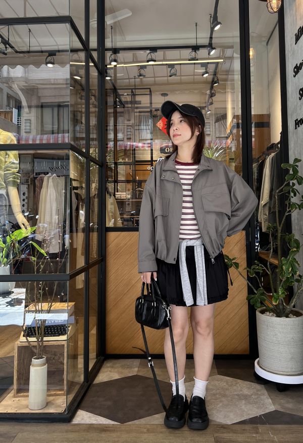 Mh323.必收超Q工風小外套 