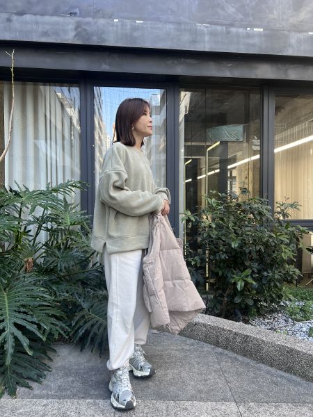 Aa66.闆娘私心推薦絨面超舒服大學T 