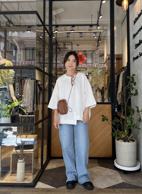 Mh310.最愛k牌家車線剪裁上衣 