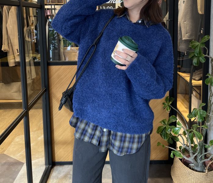 hn114.可愛色系QQ毛衣 