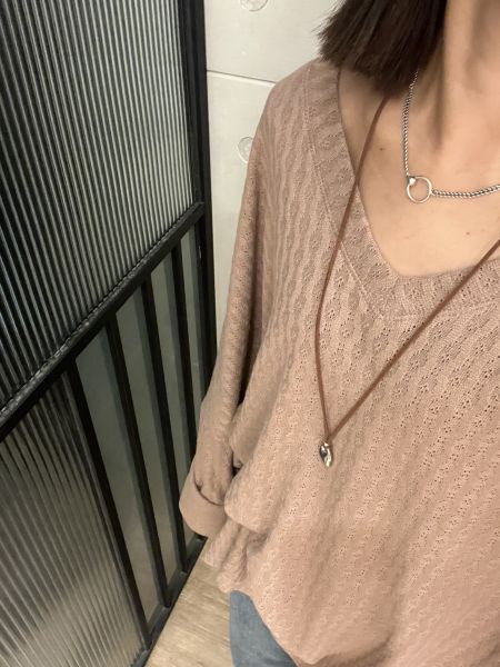 Nn106.類針織over慵懶t 