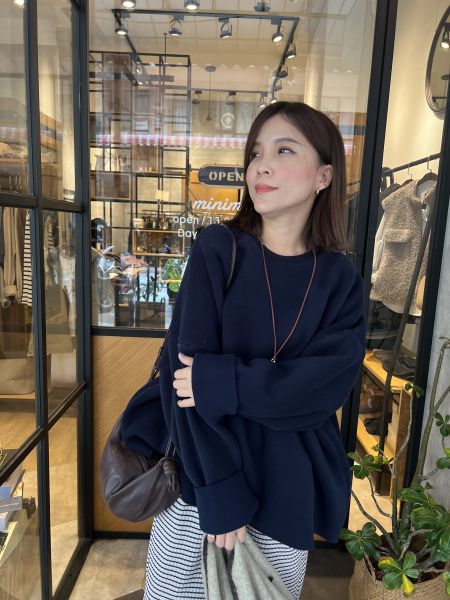 Dc106.over輕量小棉襖大學t 