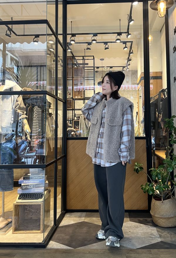 Nn112.長腿水洗處理棉褲 