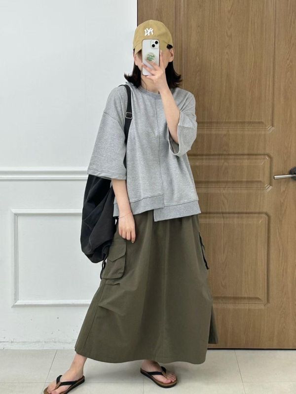 Mh310.最愛k牌家車線剪裁上衣 