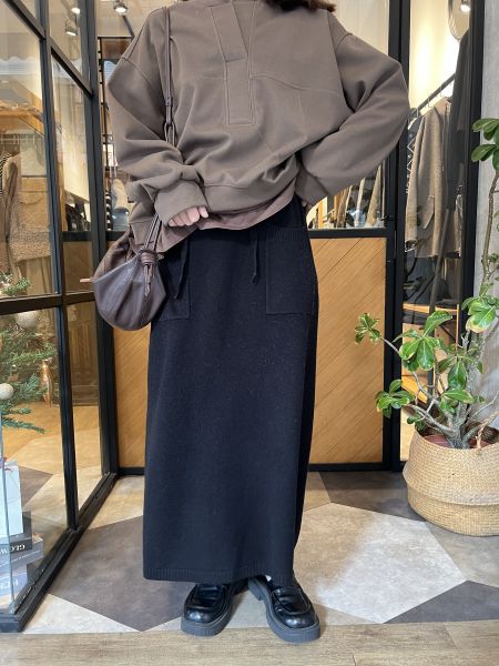 Jn113.必買口袋A字針織裙 