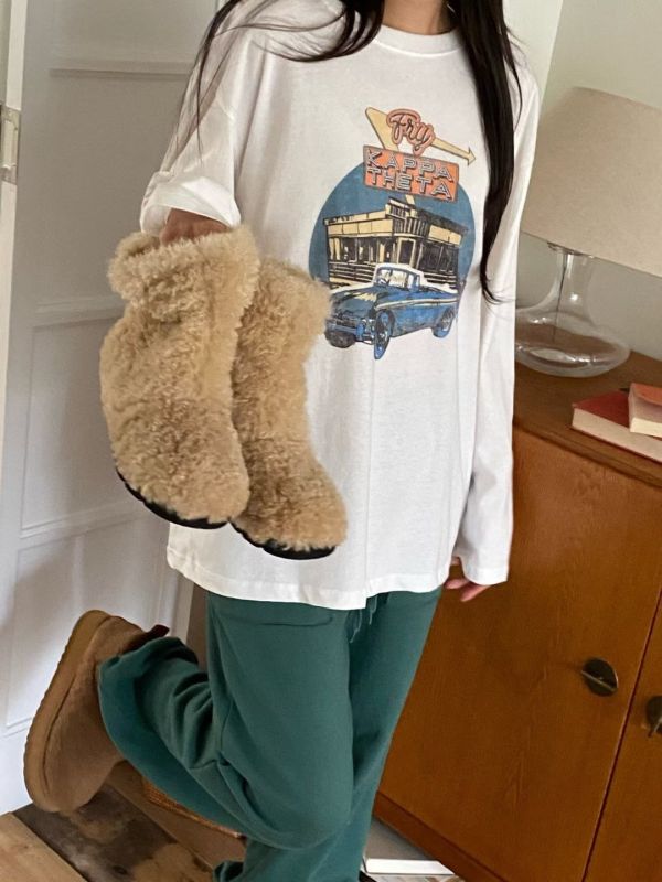 Nv102.質感復古跑車t 