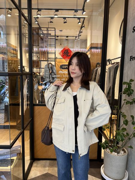 Ma325.必買拼領單寧外 