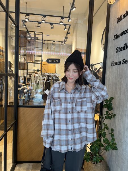 Nn121.可愛色系Chill 格衫 超Q的格衫！ 