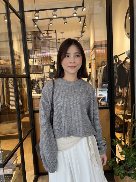 Nn102.全員必收好比例麻花針織t 