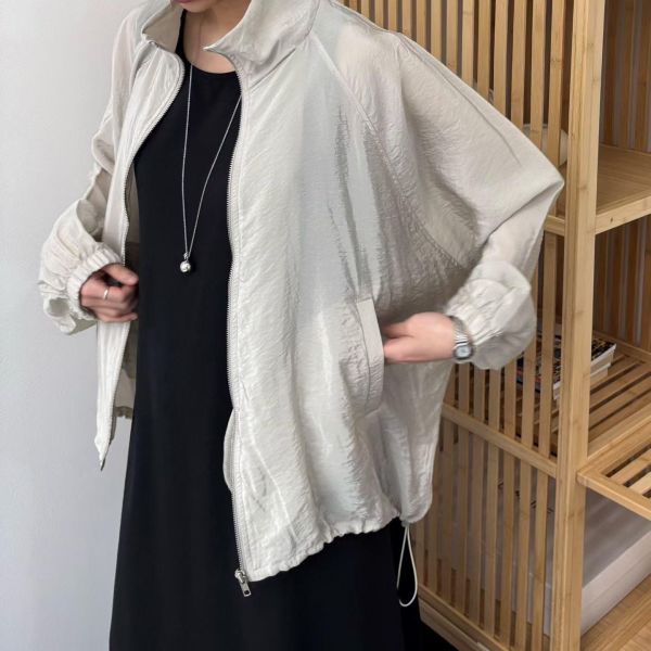 My524.超美光澤紡緞仙外套 