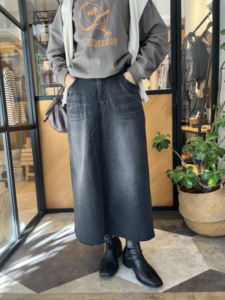 Nn110.愛牌家不挑人牛仔長裙 