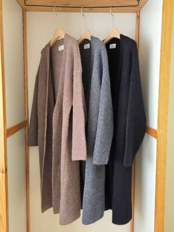 Dm113.時髦加分長版罩衫外套 