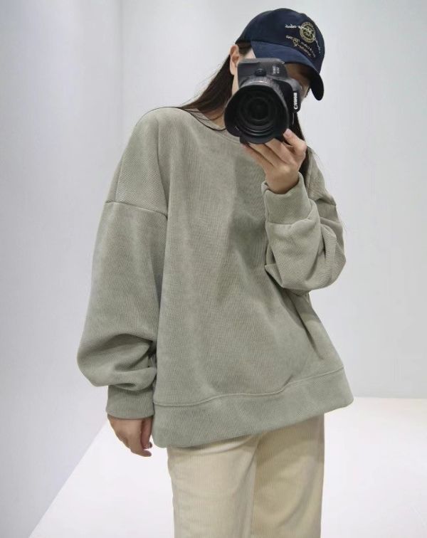 Aa66.闆娘私心推薦絨面超舒服大學T 