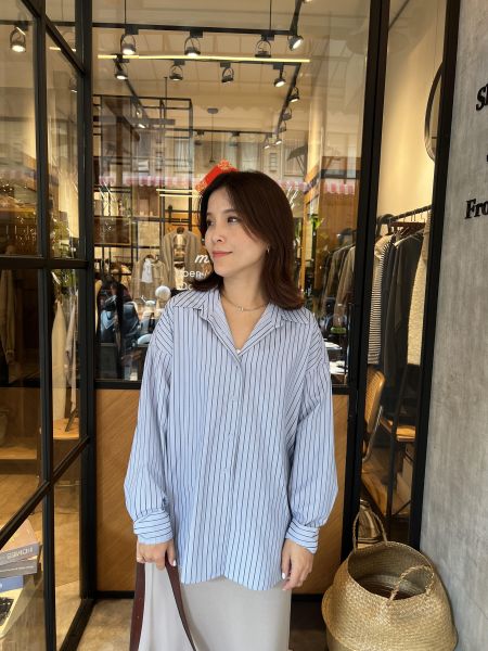 Ma317.經典質感直條衫 