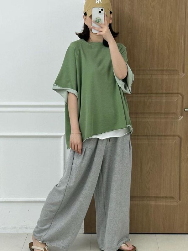 Mh309.最愛k牌家網眼棉剪裁上衣 