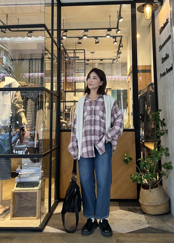 Nn121.可愛色系Chill 格衫 超Q的格衫！ 