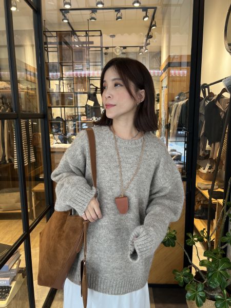 Nn103.不挑人慵懶軟Q毛衣 