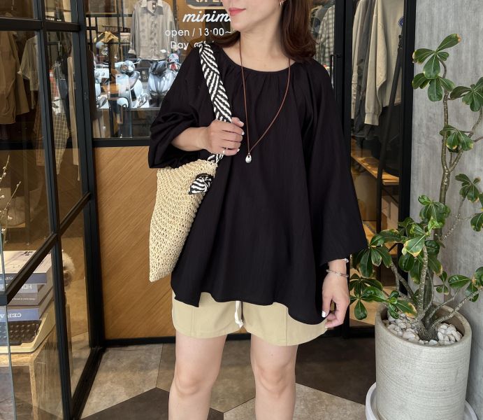 Ap414.中車線chill 抽繩短褲 