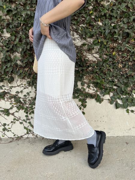 Ap415.超美波希米亞鉤針裙 