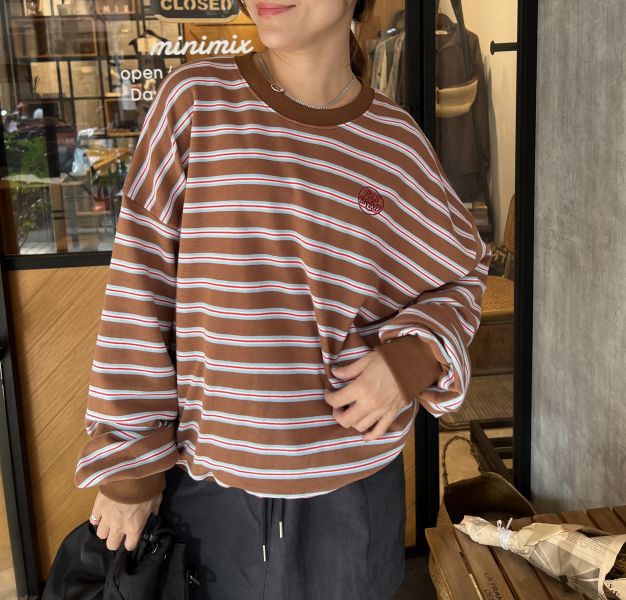 Nv103.好看配色條紋mtm 