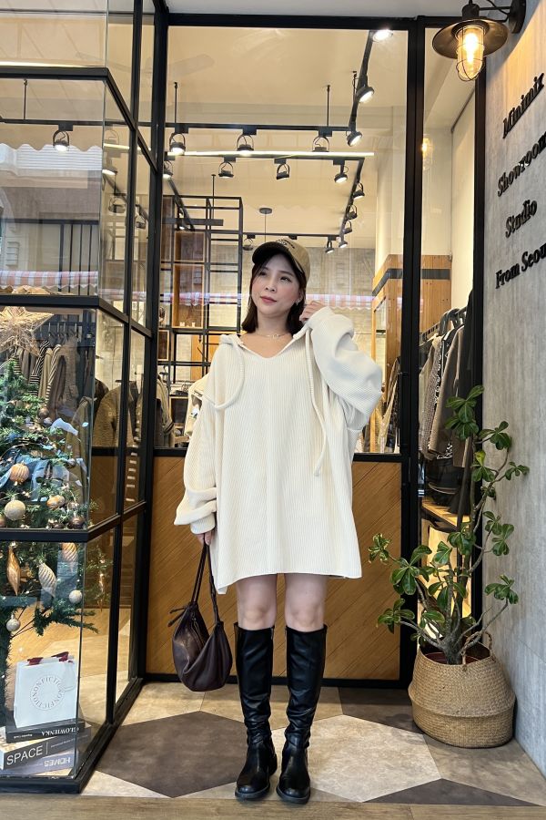 Jn107.不挑人超Q絨面坑條帽t 