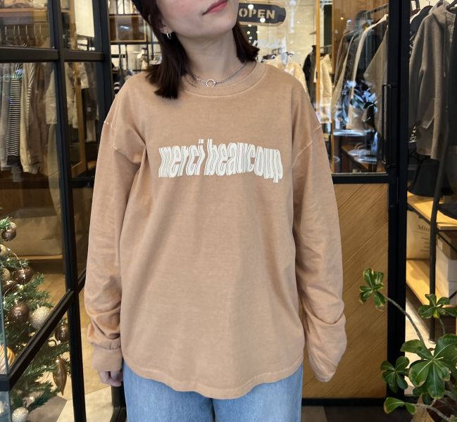 Jn102.質感水洗英字 