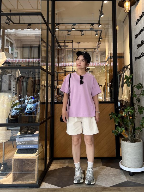 Ai07.質感愛牌側小開叉t 