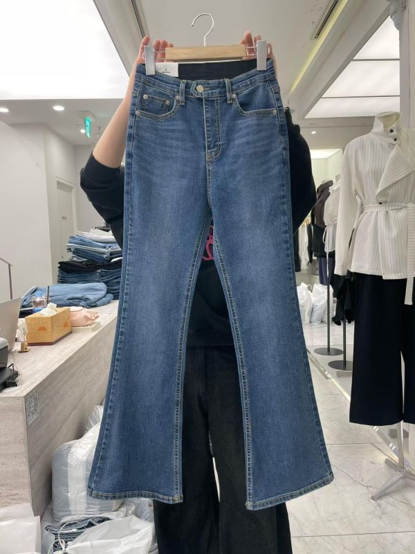 Ap427.p牌全彈性美腿靴型褲 