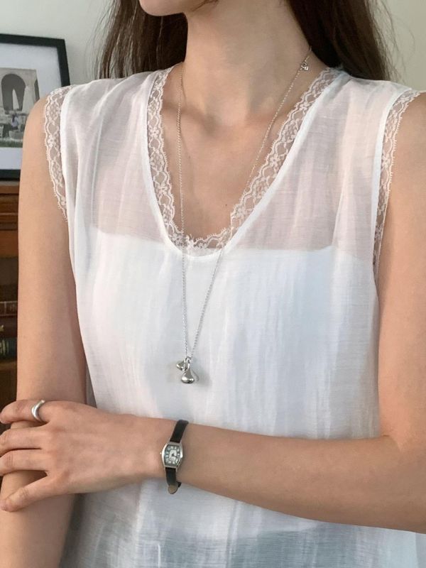 Ap411.超美不對稱拼蕾絲層次洋 