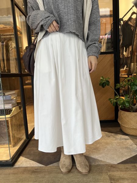 Nn111.超美絨面打褶裙 