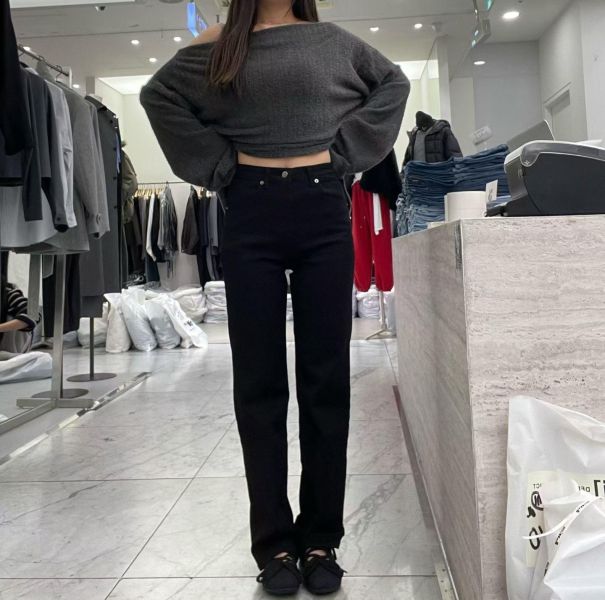 Mh319.p牌家超舒服全彈性黑褲 