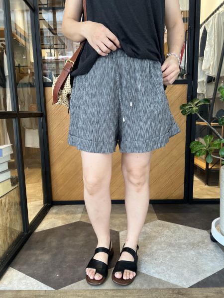 Ju23.不挑人涼感紋路短褲 